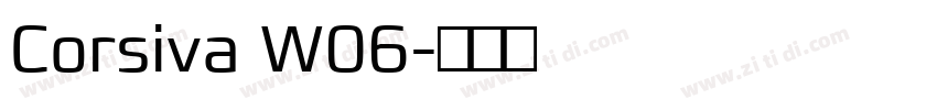 Corsiva W06字体转换